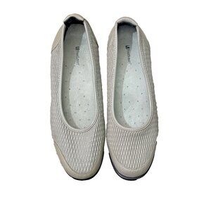 FootSmart Taupe Leather Heels Pump Size 9 WW